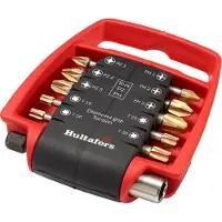 Hultafors HU448715 - Jeu D'embouts Torsion DiamondTorx PZ PH Avec Porte-embout Magnétique Et Porte-ceinture