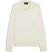 BOSS Pull Regular en maille jacquard de soie