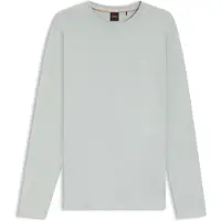 Hugo Boss T-shirt à manches longues en coton avec écusson à logo