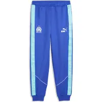 Puma Pantalon de sport 'Olympique de Marseille King Anthem' turquoise / bleu roi / blanc