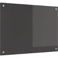 vidaXL Protection de cuisine Gris foncé 70 x 50 x 0,6 cm verre trempé