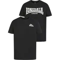 Lonsdale T-Shirt 'Piddinghoe' noir / blanc