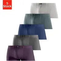 H.I.S. Boxers bleu foncé / gris clair / gris foncé / vert gazon / violet foncé