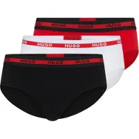 HUGO Slip rouge feu / noir / blanc