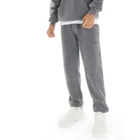 Avant Garde Jogging Pantalon Homme Teinture Pigmentée Acier