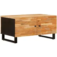 vidaXL Table basse marron 80 x 50 x 40 cm bois massif mangue