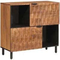 vidaXL Buffet Uni Finition Acacia Brun