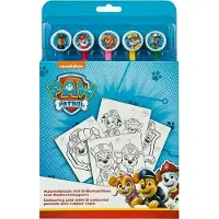 Cass film Bloc de coloriage PAW Patrol avec 5 crayons de couleur