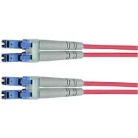 Telegärtner Câble de renvoi FO 2x G50/125 OM3, 1x LC Duplex - 1x LC Duplex, turquoise, 2 m