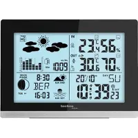 Techno Line WS 6762 Stations météo/thermomètres (intérieur,extérieur) noir-argenté