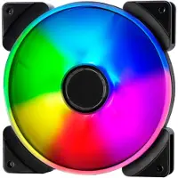Fractal Design Prisma AL-14 - Ventilateur châssis - 140 mm - noir blanc semi-opaque (pack de 3)