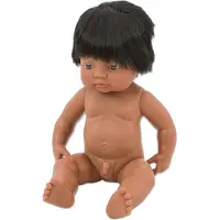 Miniland Latin American Baby Doll 38 Cm Noir Enfants