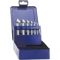 Eventus Jeu de fraises coniques à lamer (10,4 mm, 12,4 mm, 16,5 mm, 20,5 mm, 6,3 mm, 8,3 mm)