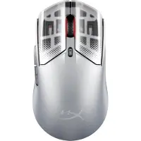 HyperX Wireless Gaming Mouse Pulsefire Haste 2 S Silver, droitier et gaucher, RF Wireless + Bluetooth + USB Type-C, 3200 DPI, Silver