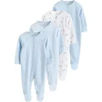 Next Pyjama beige clair / noisette / blanc
