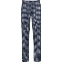 Mey Pantalon de pyjama 'Scooter Venture' marine / bleu clair / blanc