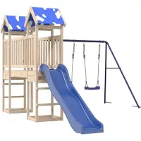 vidaXL Aire de jeux d'extérieur bois de pin massif