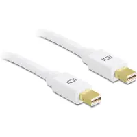 DeLOCK Mini DP à (0.50 m), Câble vidéo, Blanc