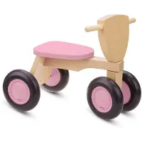 New Classic Toys Draisienne Road Star 4 roues 50 cm bois rose - - Mixte - Bébé - Présence parentale: Non
