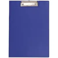 MAUL Chemise à pince poly, A4, couverture en film PP, bleu en carton avec couverture en film, poche