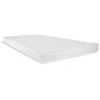 Homestyle4u Matelas Enfant 90x200 Matelas à Rouleau Matelas En Mousse Blanc