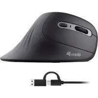 Equip 245119 Souris ergonomique USB-A/-C Stker 1.80m droit noir