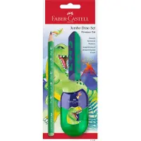 Faber-Castell Schreibset Dino Jumbo Bleistift + Acc. (HB, 1 x)