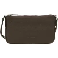 Marc O'Polo Cuir sac à épaule bandoulière Fuana Crossbody Bag Dark Earth marron foncé