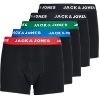 Jack & jones Junior Sous-vêtements 'JACHUEY' marine / vert / rouge / noir / blanc