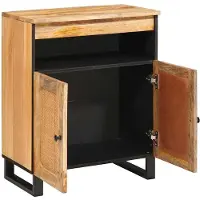 vidaXL Buffet avec rangement Marron 60 x 33 x 75 cm Bois massif de manguier