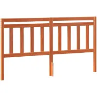 vidaXL Tête de lit avec appui-tête brun cire 185,5 x 100 cm