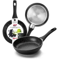 Ibili Poêle à frire en aluminium avec revêtement antiadhésif 26 cm, sans , compatible avec l'induction