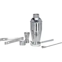 24.Se Shaker à Cocktails Acier Inoxydable 5 Pièces