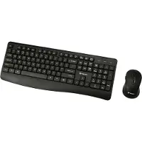 Tracer Ensemble clavier + souris , sans fil, capteur optique, clavier à membrane, BARTIX II RF NANO