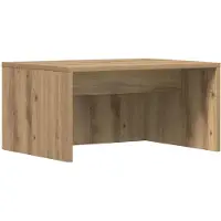 vidaXL Table murale en bois imitation chêne artisanal, dimensions : 60 x 45 x 30 cm