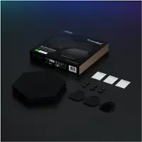 Nanoleaf Kit d'extension de panneaux lumineux - - Ultra Black Hexagons - LED - Compatible Alexa