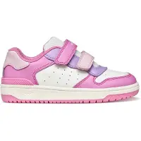 Geox Washiba Trainers Blanc,Rose EU 35 Fille