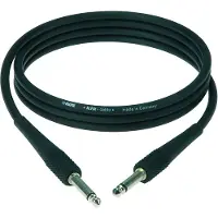 Klotz KIK INSTRUMENT CABLE NOIR 1,5M JACK 2P - JACK 2P METAL