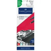 Faber-Castell Gofa Sketch Marker boîte de 6 car desig (6x)