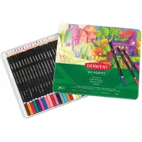 Derwent COLOUR CRAYONS DE COULEUR BOÎTE EN MÉTAL DE 24
