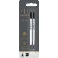 Parker Quink Rollerballrefill Medium 2-pack Black