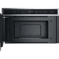 Whirlpool WMN4I4BX Noir, Acier inoxydable Micro-ondes grill Intégré 22 L 750 W