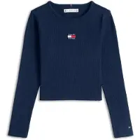 Tommy Hilfiger T-Shirt 'Heritage Extra Slim Long Sleeve' marine