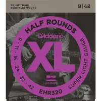 D'addario And Co EHR320 Half Rounds Super Light 9-42