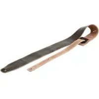 Fazley LETA SGSTN-BRN sangle de guitare marron en cuir fin