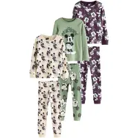 Next Pyjama sable / vert clair / aubergine