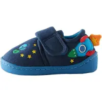 Next Pantoufle bleu marine / bleu clair / vert / rouge