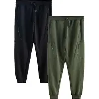Next Pantalon vert foncé / noir