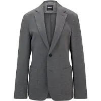 BOSS Veste Slim Fit en seersucker stretch performance