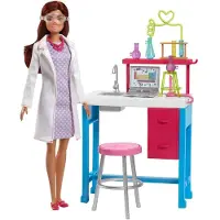 Mattel Coffret Poupée Mannequin - Laboratoire - Fjb28